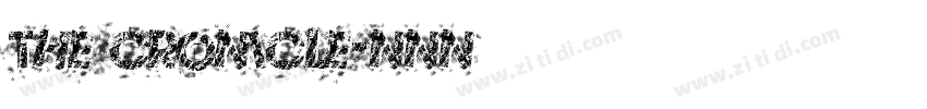 The cronicle字体转换